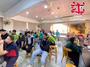 رسم وتلوين وطباعة صور .. شبان بنها تنفذ يوم مميز ضمن مبادرة "بداية"