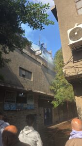 السيطرة على حريق شب في مصنع للطباعة بشبرا الخيمة