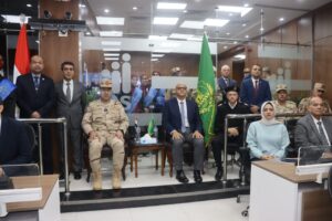 بمشاركة الشبان العالمية.. محافظ القليوبية وقائد قوات الدفاع الشعبي والعسكري يشهدان بدء فعاليات التدريب العملي المشترك