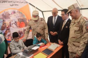 بمشاركة الشبان العالمية.. محافظ القليوبية وقائد قوات الدفاع الشعبي والعسكري يشهدان بدء فعاليات التدريب العملي المشترك