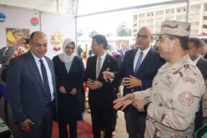 بمشاركة الشبان العالمية.. محافظ القليوبية وقائد قوات الدفاع الشعبي والعسكري يشهدان بدء فعاليات التدريب العملي المشترك