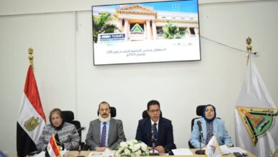 مجلس جامعة بنها يوافق على اعتماد دليل الهوية البصرية للجامعة