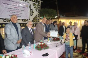 محافظ القليوبية يكرم أبطال السباحة والخماسي الحديث والكونغفو بنادي بنها الرياضي