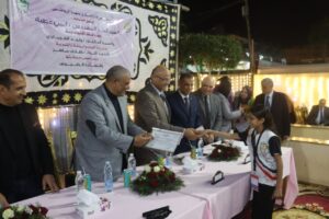 محافظ القليوبية يكرم أبطال السباحة والخماسي الحديث والكونغفو بنادي بنها الرياضي