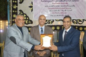 محافظ القليوبية يكرم أبطال السباحة والخماسي الحديث والكونغفو بنادي بنها الرياضي