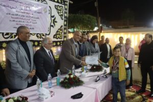 محافظ القليوبية يكرم أبطال السباحة والخماسي الحديث والكونغفو بنادي بنها الرياضي