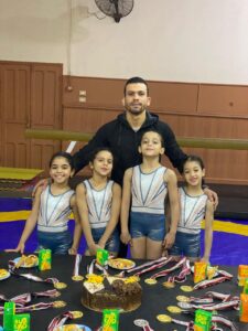 فرشات الشبان في الجمباز الفني يتصدرن منصات التتويج