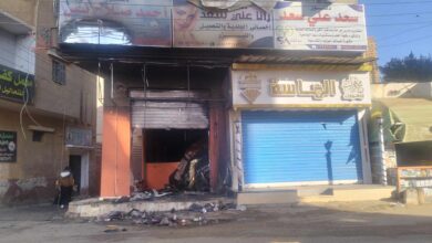 السيطرة على حريق داخل مطعم شهير بمدينة كفر شكر