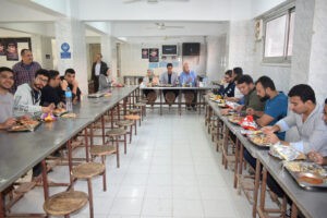 رئيس جامعة يتفقد المدن الجامعية ببنها