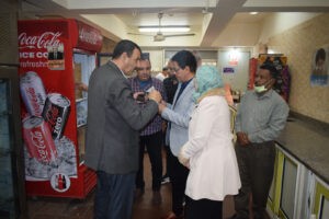 رئيس جامعة يتفقد المدن الجامعية ببنها