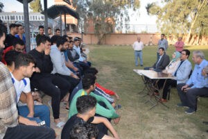 رئيس جامعة يتفقد المدن الجامعية ببنها