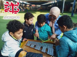 شبان بنها تنفذ أنشطة فنية وتعليمية ضمن مبادرة بداية