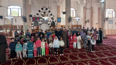 انطلاق لقاء الجمعة للأطفال بمدينة العبور (صور)