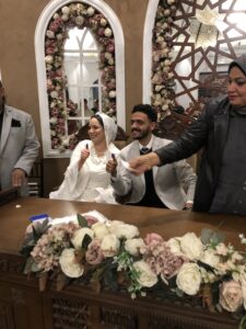 الف مبرووك كتب الكتاب محمد ومروة