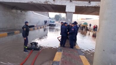 انفجار ماسورة مياه في نفق الشعراوي بمدينة بنها .. ورئيس المدينة: رفع المياه وإعادة حركة المرور لطبيعتها