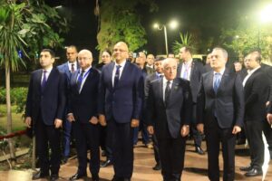 محافظ القليوبية يستقبل رئيس وزراء أذربيجان بالقناطر الخيرية