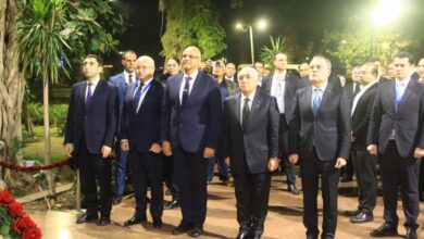 محافظ القليوبية يستقبل رئيس وزراء أذربيجان بالقناطر الخيرية 