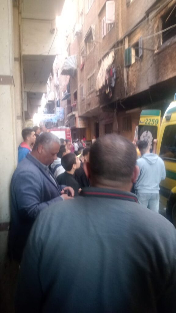 مصرع 7 أشخاص في حريق بشبرا الخيمة