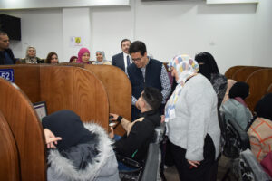 رئيس جامعة بنها يتفقد سير الامتحانات بكليات الجامعة