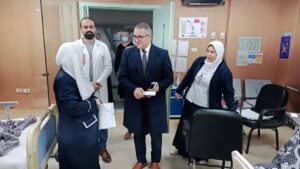مدير التأمين الصحي بالقليوبية يتفقد مستشفى بنها النموذجي لتحسين الخدمات وتطوير الأداء
