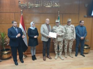 محافظ القليوبية يكرم المتميزين في مشروع صقر 141 (صور)