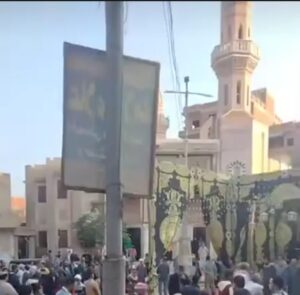 تشييع جثمان الطفلة سجدة الغارقة في الرشاح بالقليوبية