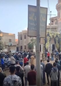 تشييع جثمان الطفلة سجدة الغارقة في الرشاح بالقليوبية