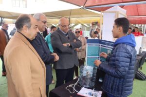 محافظ القليوبية يشهد ختام معرض القليوبية للهندسة والعلوم بهيئة الشبان العالمية ببنها