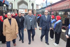 محافظ القليوبية يشهد ختام معرض القليوبية للهندسة والعلوم بهيئة الشبان العالمية ببنها