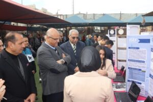 محافظ القليوبية يشهد ختام معرض القليوبية للهندسة والعلوم بهيئة الشبان العالمية ببنها