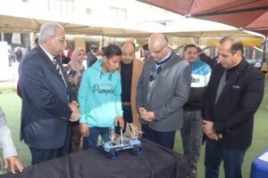 محافظ القليوبية يشهد ختام معرض القليوبية للهندسة والعلوم بهيئة الشبان العالمية ببنها