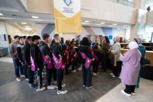 طلاب شبان بنها رواد "مدينة المعرفة"