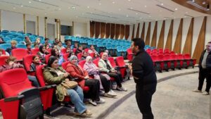 طلاب شبان بنها رواد "مدينة المعرفة"