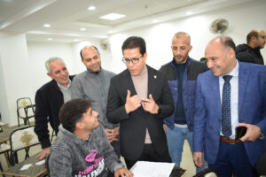 رئيس جامعة بنها يواصل تفقد امتحانات الفصل الدراسي الأول بعدد من كليات الجامعة (صور)