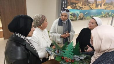 مصطفى عبدالحميد فرج يهنئ الدكتورة ياسمين فؤاد وزيرة البيئة بالعام الجديد...بمنتجات صديقة للبيئة من صنع الطلاب