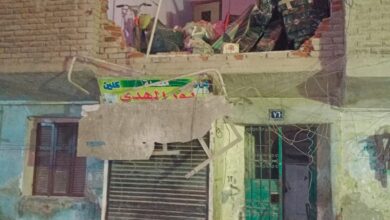 سقوط حائط أثناء نومهم ،العناية الألهية تنفذ سكان منزل بشبرا الخيمة