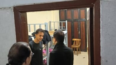 رئيس جامعة بنها يتفقد المدينة الجامعية بكفر سعد (صور)