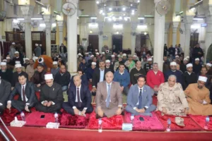 محافظ القليوبية يشهد الاحتفال بذكرى الإسراء والمعراج بمسجد ناصر ببنها