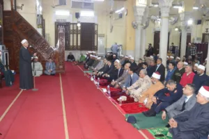 محافظ القليوبية يشهد الاحتفال بذكرى الإسراء والمعراج بمسجد ناصر ببنها