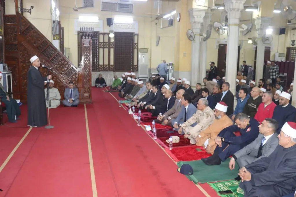 محافظ القليوبية يشهد الاحتفال بذكرى الإسراء والمعراج بمسجد ناصر ببنها