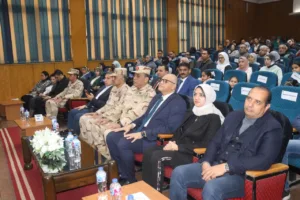 محافظ القليوبية يشهد احتفالية لتكريم أسر الشهداء ومصابي العمليات الحربية (صور)