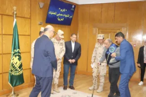 محافظ القليوبية يشهد احتفالية لتكريم أسر الشهداء ومصابي العمليات الحربية (صور)