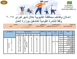توفير 342 فرصة عمل داخل 9 شركات بالقليوبية