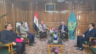 محافظ القليوبية يلتقي بالرئيس التنفيذي لـ مجموعة العربي لدعم الإقتصاد وزيادة الإستثمارات 