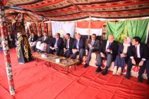 محافظو الجيزة والقاهرة ومطروح والقليوبية يفتتحون معرض منتجات تراثية