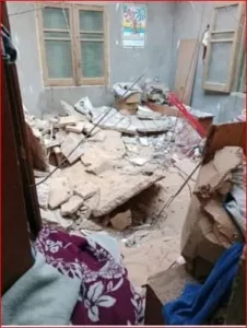 مصرع شخص في انهيار جزئي لمنزل بالقليوبية