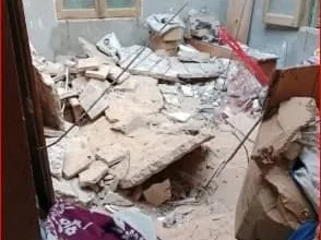 مصرع شخص في انهيار جزئي لمنزل بالقليوبية