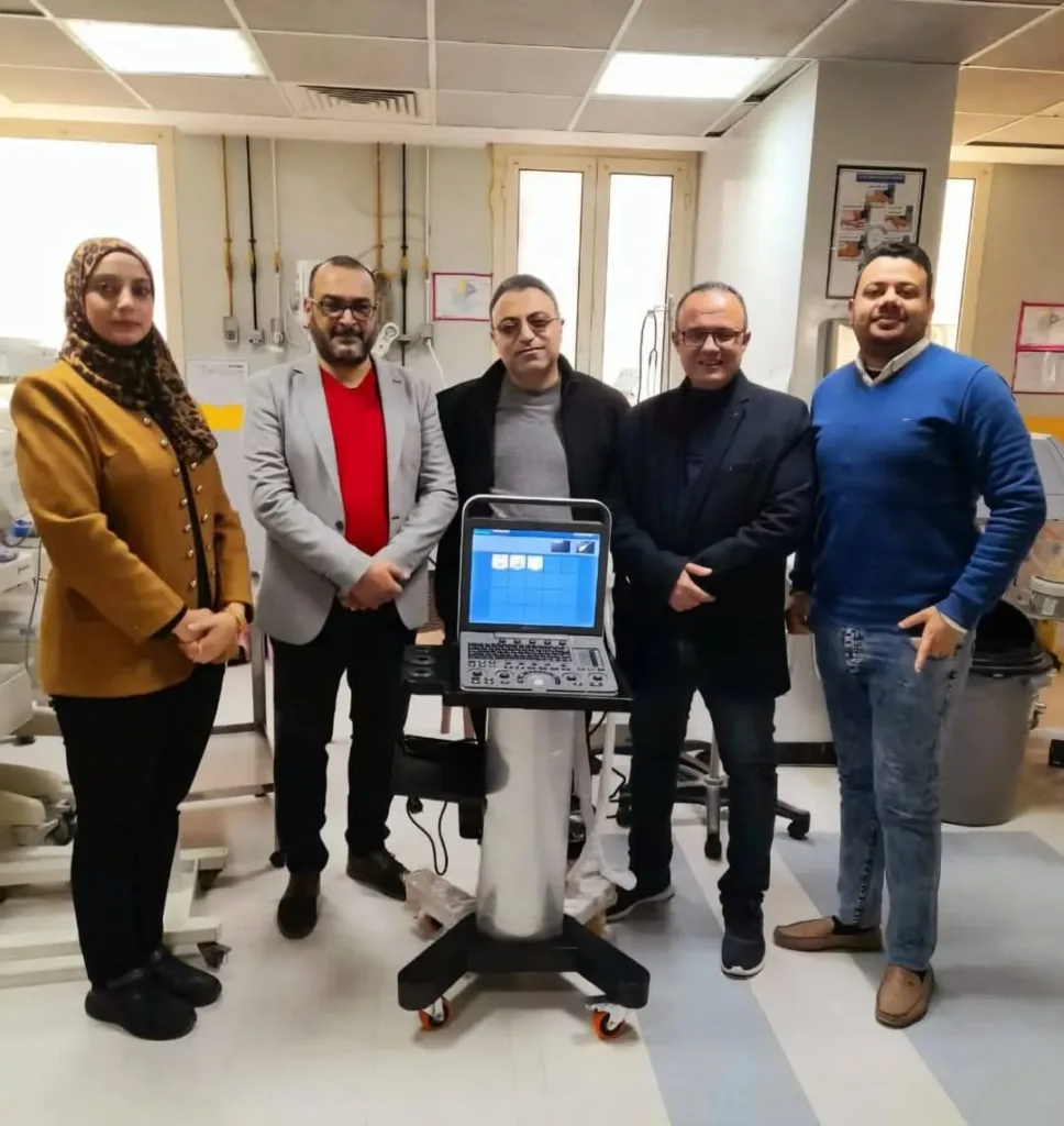 دفعة أطباء 2006 ببنها يتبرعون لمستشفى أطفال بنها بجهاز موجات صوتية على القلب دفعة أطباء 2006 ببنها يتبرعون لمستشفى أطفال بنها بجهاز موجات صوتية على القلب