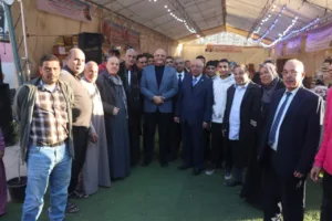 محافظ القليوبيه يفتتح معرضين لـ أهلا رمضان بمدينتي الخانكه وقليوب
