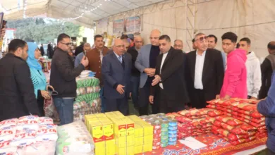محافظ القليوبيه يفتتح معرضين لـ أهلا رمضان بمدينتي الخانكه وقليوب 